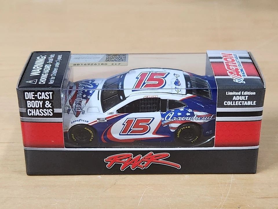 2021 #15 JJ Yeley Arrowhead Brass Rick Ware Racing 1/64 Action NASCAR Diecast - Image 1 of 1