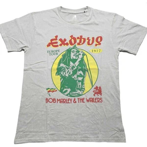Bob Marley - Tour 1977 - Tinte gris. Camiseta lavado - Imagen 1 de 1