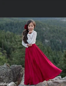 NEW with tags Joyfolie Reine skirt in red Crimson size 12 htf valentines - Picture 1 of 3