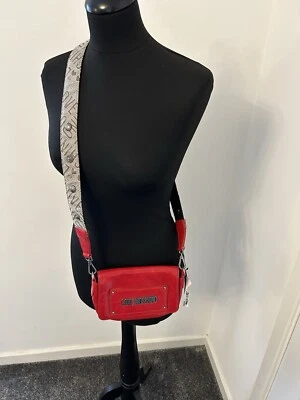 Love Moschino Borsa Shiny Pu Rosso Jacquard Nat Red Crossbody Bag - image 1 of 4