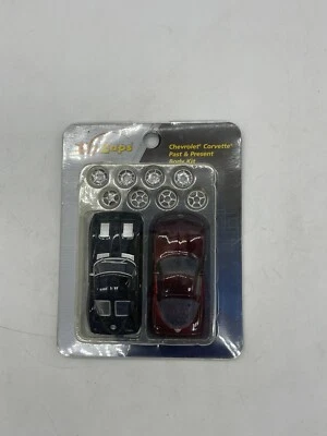 1963 & 2003 Chevy Corvette Past & Present Body Kit ZipZaps Micro RC Accessory - Image 1 of 2