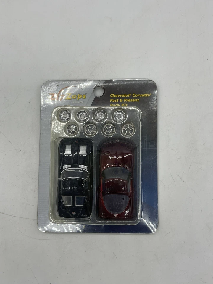 Radio Shack Zip Zaps Chevrolet Corvette Past and Present Body Kit 1963 Micro RC