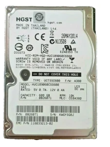 HGST HUC109060CSS600 600GB 10K RPM 2.5" SAS HARD DRIVE HDD 0B26040 - Picture 1 of 2