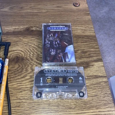 Stryper Against The Law Cassette 1990 Enigma 73527-4 - Image 1 of 3