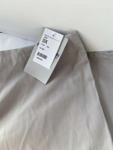 Fundamentals Womens Size XXXL Cream Regular Scrub Pants  - Picture 1 of 4