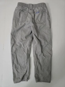 OshKosh B'Gosh Boys Cotton Gray Pants 4T Size 6 Regular Vintage 90's - Picture 1 of 5