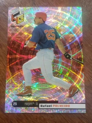 Rafael Palmeiro 1999 Upper Deck HoloGrFX Baseball Card #58 - Image 1 of 2