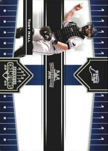 2005 (DEVIL RAYS) Donruss Champions Impressions Gold #82 Toby Hall /50