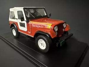 1981 Jeep CJ-7 Renegado Red 1/24 Diecast HTF Us Seller ! - Picture 1 of 7