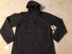 Lakai Limited Jacket Pullover Men's Medium M Skate Wear Nylon Black New W Tags - Picture 1 of 3