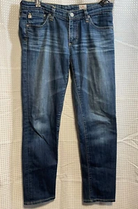 AG Adriano Goldschmied jeans womens 27R stilt cigarette 28 x 29 blue - Picture 1 of 13