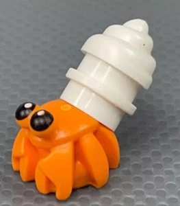 LEGO Hermit Crab Sea Animal Minifigure Part Orange 77048 Shell Loose New - Picture 1 of 4