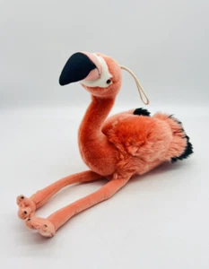 Go! Games Corral Pink Plush Flamingo Bird 14" Hanging Stuffed Animal Rare HTF - Imagen 1 de 10