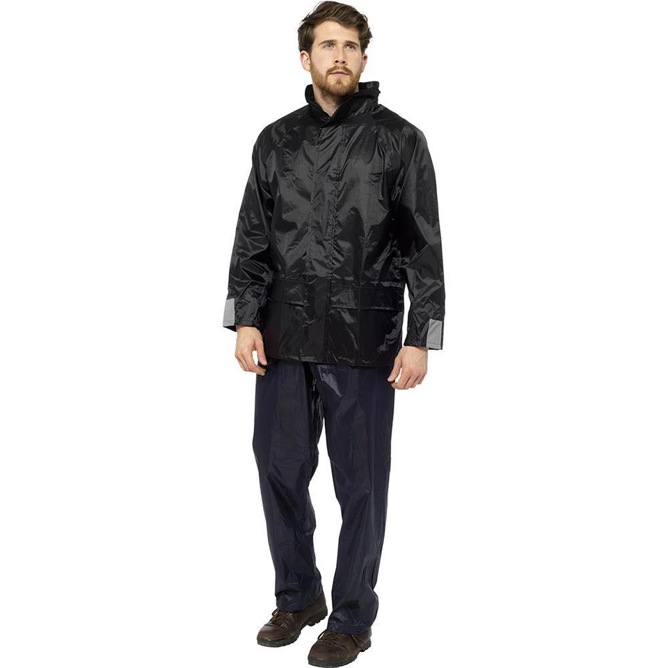 Mens Waterproof Packable Jacket Lightweight And Breathable Raincoat For Adults - Image 1 of 1