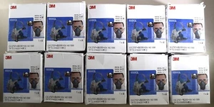 10 PCS LOT 3M 6502QL Rugged Quick Latch Reusable HALF Facepiece Mask MEDIUM - Picture 1 of 11