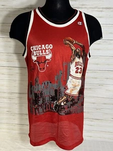 RAR! Vintage 90s Chicago Bulls Michael Jordan #23 Champion Jersey CITY GRAPHICS - Bild 1 von 24