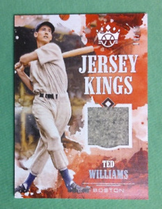 TED WILLIAMS 2018 Panini Jersey Kings, (Game Used Material) SN: 10/15 #JK-TW