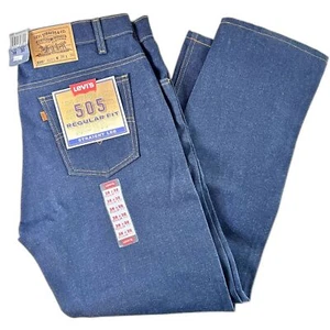 Vintage Mens Levi's 505 38 X 30 1997 Dead Stock USA Y2K 90s - Picture 1 of 16
