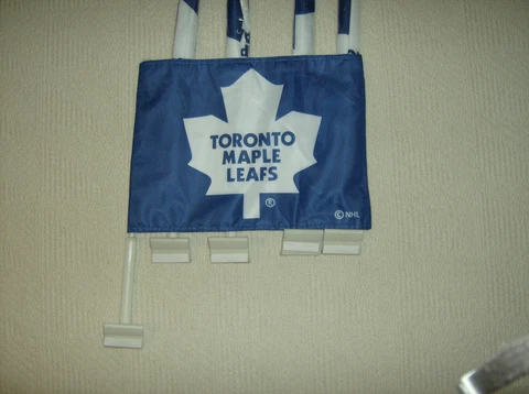 Toronto Maple Leafs-Premium Car Flags Doubled Sided "5 Piece Lot" Free Shipping Cover