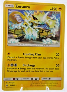 Zeraora Basic Pokémon HP 120 Unbroken Bonds 60/234 Rare Kawayoo - Picture 1 of 2