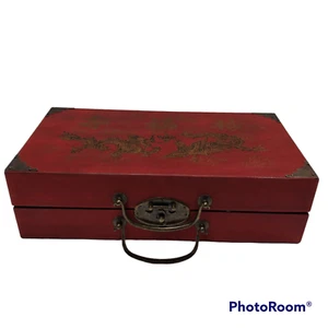 Oriental Chess Board Set Folding Board Case - Picture 1 of 7