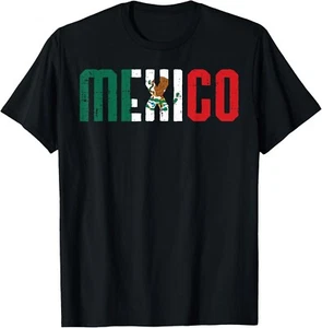 Mexican Independence Day Mexico Pride Vintage Men Women Gift Unisex T-Shirt - Picture 1 of 4