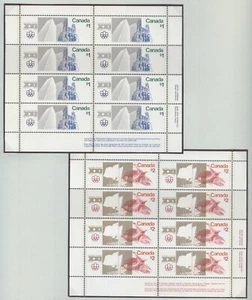 Canada Olympic Games Montreal 1976 2 sheets with printing lower right MNH - Picture 1 of 1