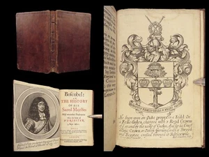 1660 Boscobel 1ed Charles II Escape Battle of Worcester English Civil War Blount - Picture 1 of 19