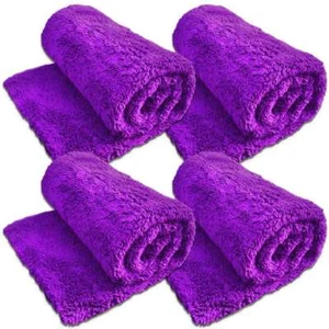 Edgeless Microfibre Towel Pack of 4 Car Microfiber Cloth Drying Pure Definition - Picture 1 of 6