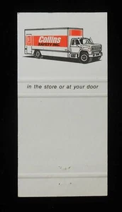 1980s? Collins Safety Inc. Truck Safety is Our Business Canada Matchbook - Picture 1 of 1