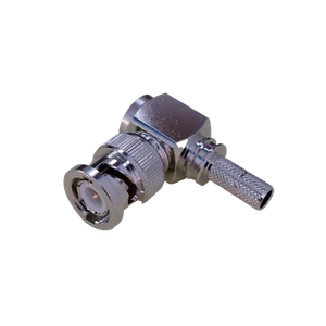 Connettore BNC Maschio LMR-240 Times Microonde Crimpatura non saldante tipo EZ-240-BM-RA-X - Foto 1 di 7