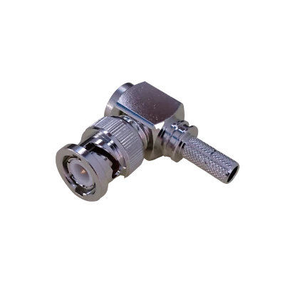 BNC Male LMR-240 connector Times Microwave crimp non solder type EZ-240-BM-RA-X - Image 1 of 4