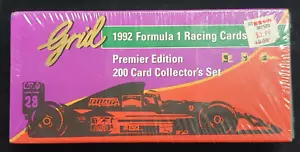 Grid 1992 Formel 1 Racing Cards Premier Edition 200 Karten Collector's Set Sealed - Bild 1 von 11