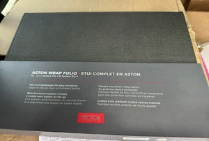 Tumi Aston Wrap Folio Case for Microsoft Surface Pro 3 & Pro 4 - Picture 1 of 2