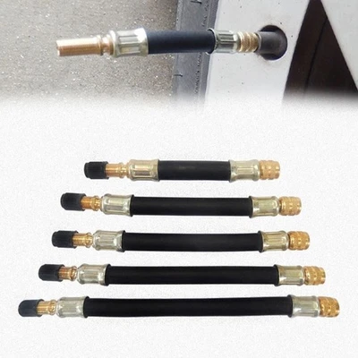 Adapter Tire Valve Stem Rubber Tyre Vehicle 100/130/150/180/210mm Copper - Image 1 of 4