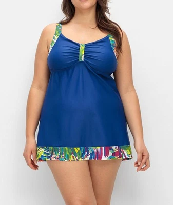 feel good Damen Tankini-Oberteil Bademode royalblau NEU - Bild 1 von 4