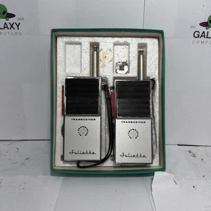 Vintage Juliette Model WT-130 All Transistor Transceiver Walkie Talkies UNTESTED - Picture 1 of 8