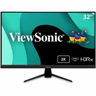 ViewSonic VX3267U-2K 32 Inch 1440p IPS Monitor with 65W USB C, HDR10 Content Sup - Image 1 of 4
