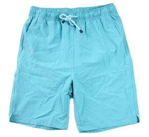 Peter Millar Mens Swim Shorts Trunks S Seaside Stretch Magic Print Turquoise $98 - Picture 1 of 8
