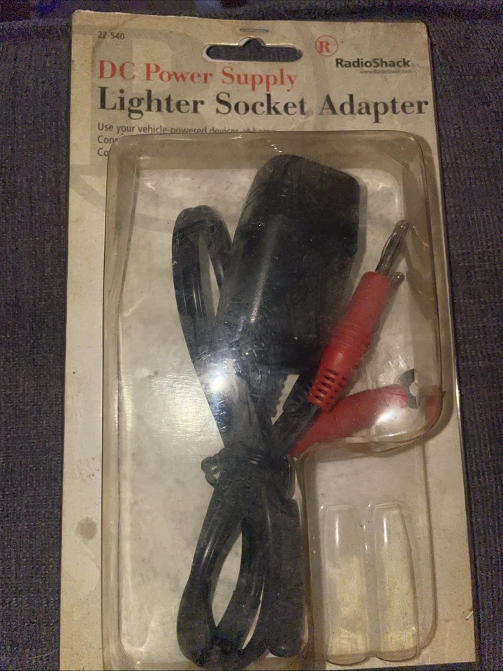 RadioShack 22-540 DC Vehicle Power Supply Lighter Socket Adapter 25a 12v