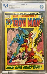Iron Man #46 Marvel 1968 CBCS 9.4 White DAMAGED CASE - Picture 1 of 4