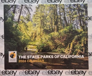 2026 The State Parks of California Wall Calender 8" X 10" State Parks Foundation - Picture 1 of 2