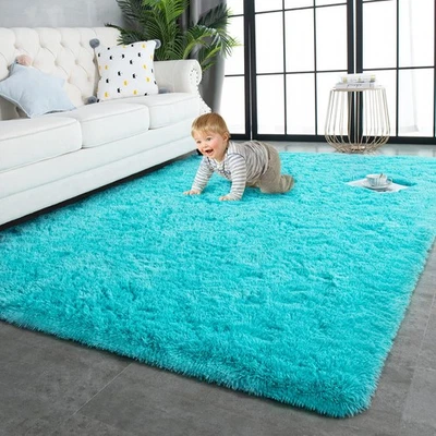 Super Soft Shaggy Rugs Fluffy Carpets, 4x5.9 Feet, Indoor Modern Plush Area R... - Image 1 of 4
