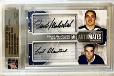 2010-11 ITG Ultimate Memorabilia Automates Frank Mahovlich/Bert Olmstead HOF /19