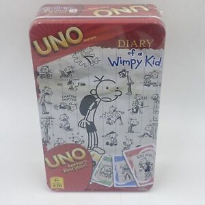UNO Diary of a Wimpy Kid 2012 Card Game NEW IN SEALED TIN 70238K GM