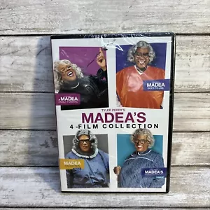 Tyler Perry’s Madea’s 4 Film Collection (DVD) NEW Sealed 484 Minutes On The Run - Picture 1 of 4