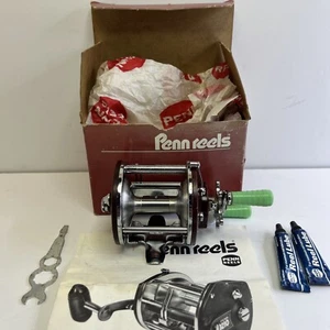 Penn Peer No 109m Fishing Reel Baitcast Level Wind VERY NICE With Box - Picture 1 of 20
