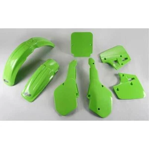 Ufo Plastik Kit Kawasaki Kx 250 1987 Kawasaki Kx 500 1987 grün - Bild 1 von 3