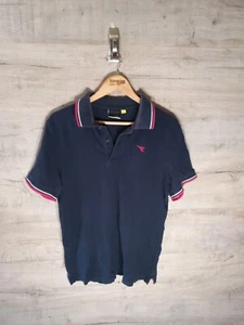 Diadora Blue  Large Vtg Mens Polo  Shirt SRA  - Picture 1 of 5