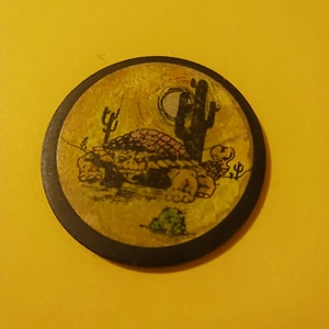POG, OBSCURE DINO SLAMMER - Black Metal 90s Retro Toy/Vintage, Ankylosaurus - Picture 1 of 3